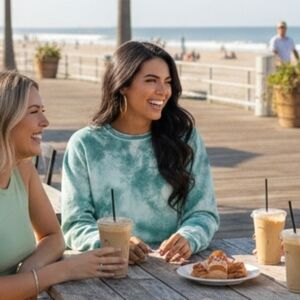 Old Navy Green Tie-Dye Top